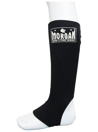 The Morgan Neoprene Shin and Instep Protectors can be worn under existing shin and instep protectors for extra support, especially during training prior to competitions. This shin and instep guard is 3 mm thick and super-absorbent 