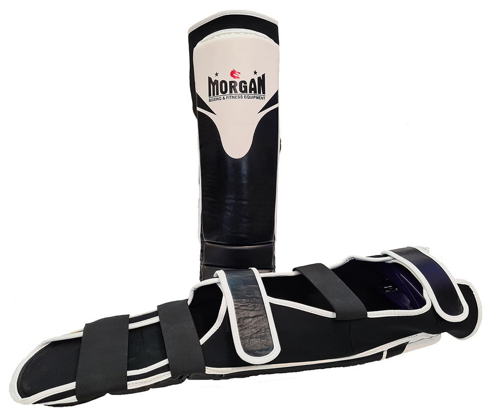 Morgan V2 Professional Neoprene MMA Shin &amp; Instep Guard - Fitness Hero Brand new