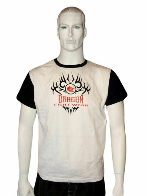 DRAGON T-SHIRT  -  WHITE - Fitness Hero Brand new