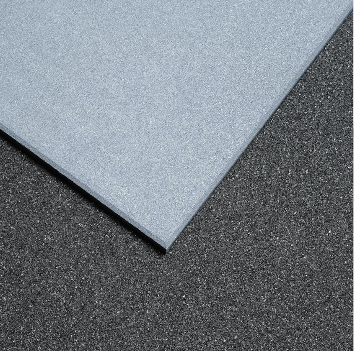 Commercial Grade Rubber Gym Flooring GREY 500mm x 500mm x 20mm