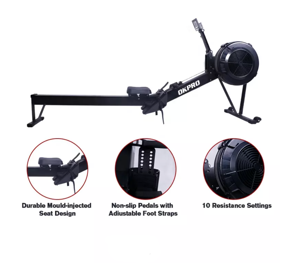 Self Generating Air Rower - Fitness Hero Brand new