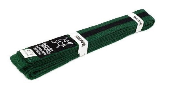 Yamasaki Coloured Striped Martial Arts Belts | All Colours - Fitness Hero Brand new