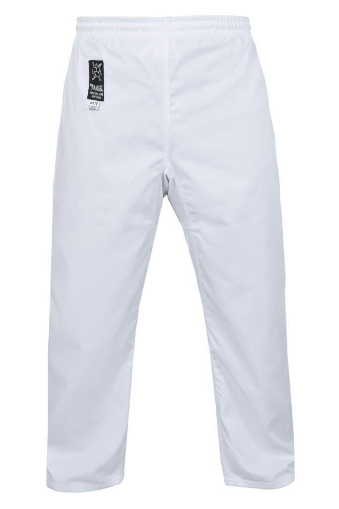 Yamasaki Pro GI Martial Arts Pants | White [10oz] - Fitness Hero Brand new