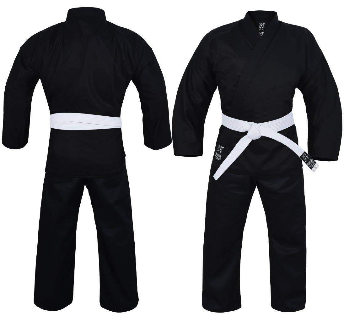 Yamasaki Pro Karate Uniform Black | 10oz - Fitness Hero Brand new