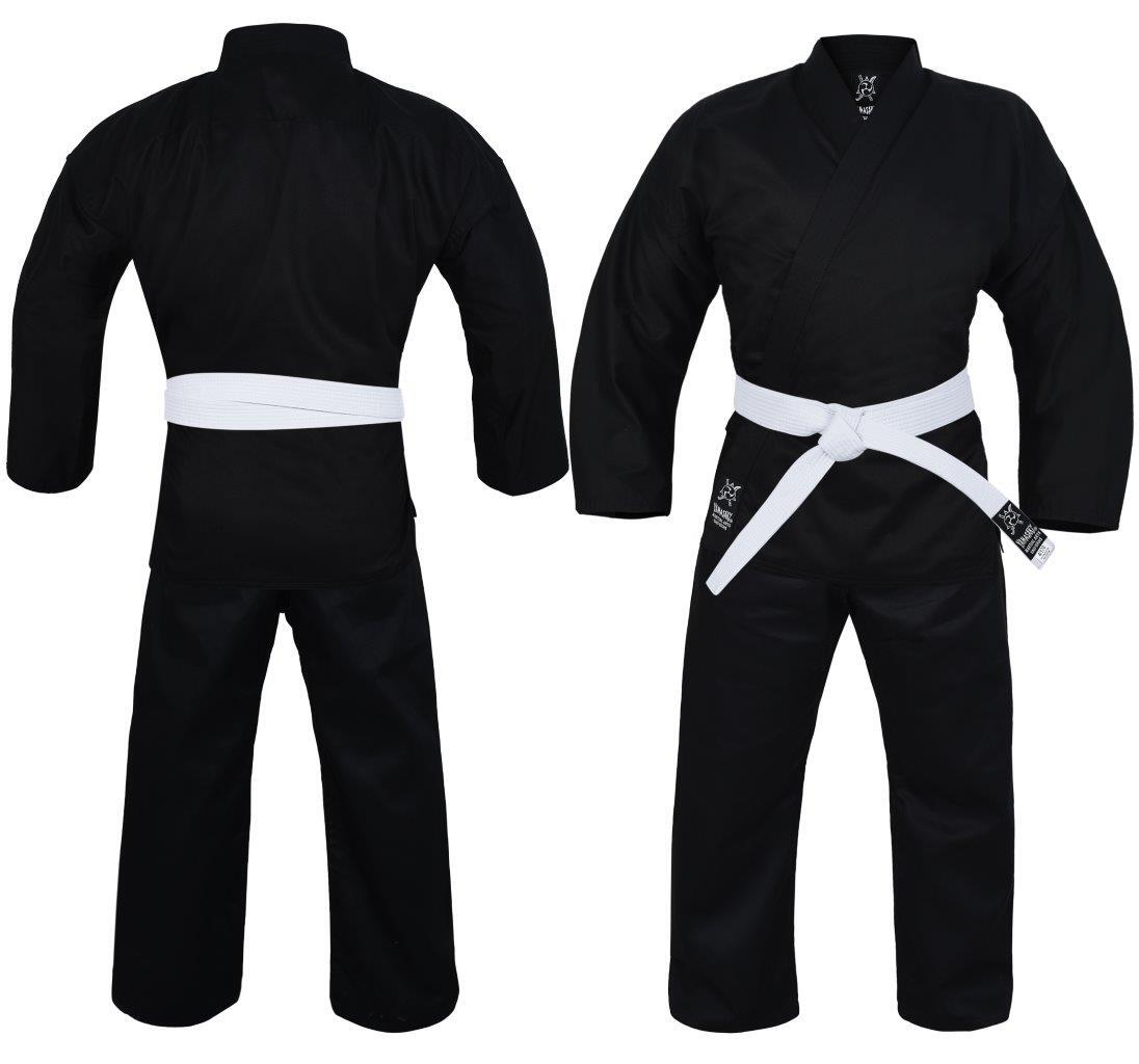 Yamasaki Pro Karate Uniform Black | 10oz - Fitness Hero Brand new