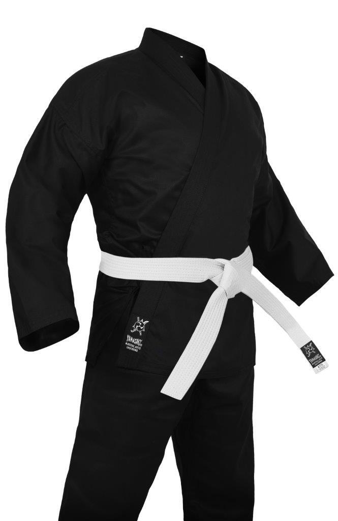 Yamasaki Pro Karate Uniform Black | 10oz - Fitness Hero Brand new