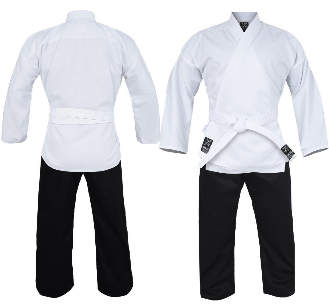 Yamasaki Pro Karate Uniform | Black & White [10oz] - Fitness Hero Brand new