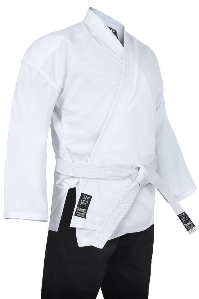 Yamasaki Pro Karate Uniform | Black &amp; White [10oz] - Fitness Hero Brand new