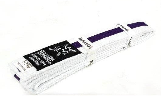 Yamasaki Deluxe White Martial Arts Belts | All Colours - Fitness Hero Brand new