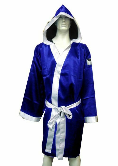 The Fitness Hero walk out boxing robe by Morgan Sports is made from luxurious polyester and satin blend styling with professionally tailored seams and craftsmanship to ensure that you walk out in ring ready style. available in four colours. One size fits all