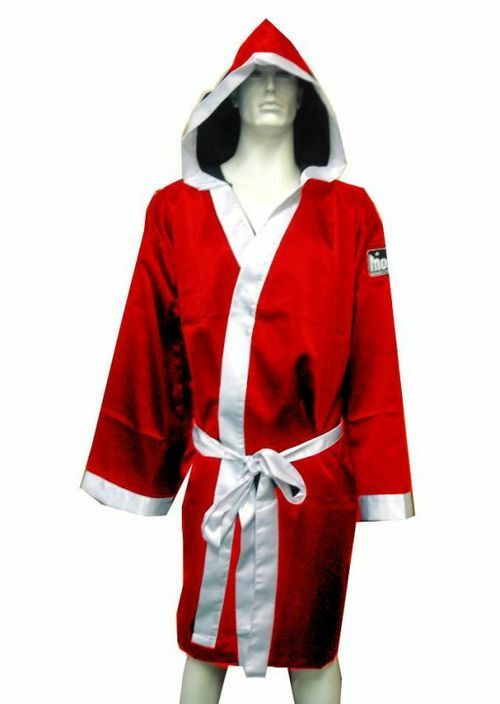 The Fitness Hero walk out boxing robe by Morgan Sports is made from luxurious polyester and satin blend styling with professionally tailored seams and craftsmanship to ensure that you walk out in ring ready style. available in four colours. One size fits all