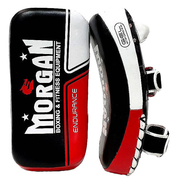 Fitness Hero offers the Morgan Endurance Thai Pad. The leather thai pad is crafted using only genuine cowhide leather for extra-long life and professional results. The slightly contoured design is ideal for all punches, strikes, and kicks. Premium leather quality