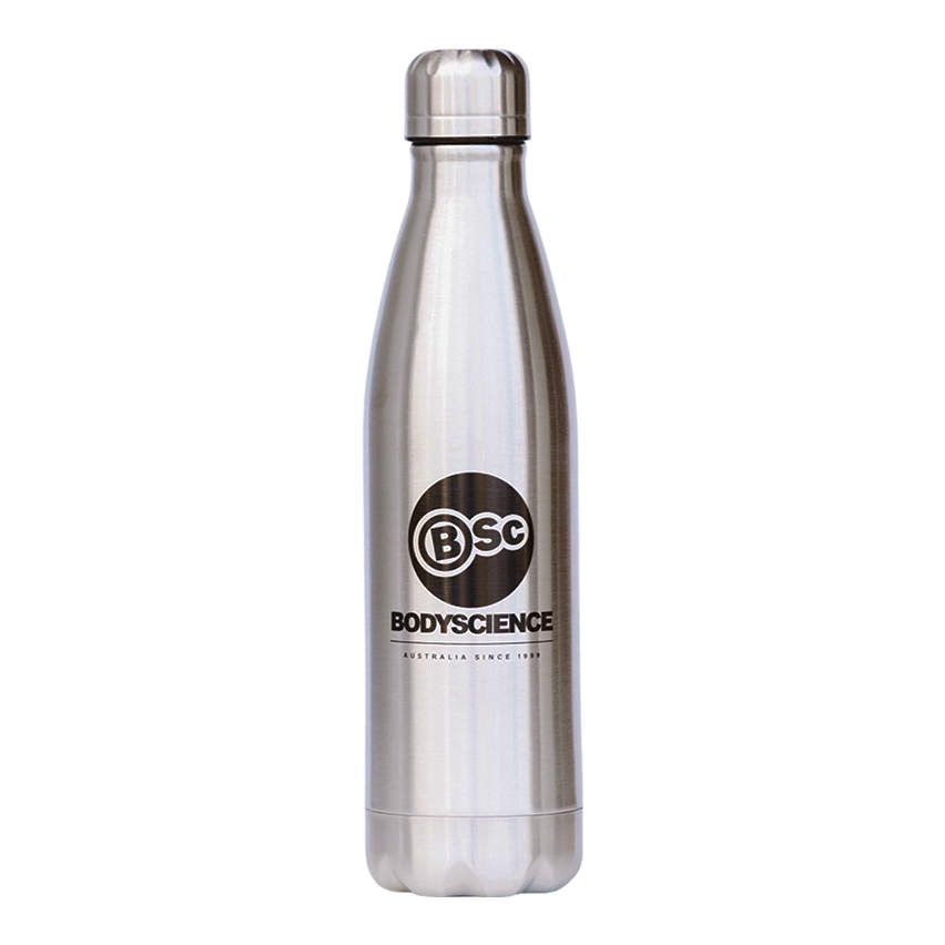 [BSc] Stainless Steel Eco Silver bottle | 750ml - Fitness Hero Brand new