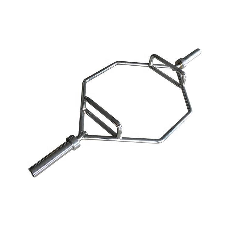 Olympic Hex Trap Bar 56&quot; Chrome - 450kg Max Load - Fitness Hero Brand new